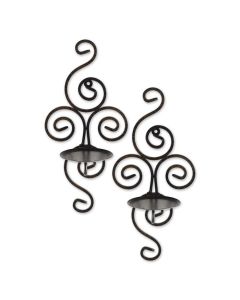 SCROLLWORK CANDLE SCONCES