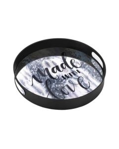 15" SUMMERVILLE MADE WITH LOVE MIRROR TRAY